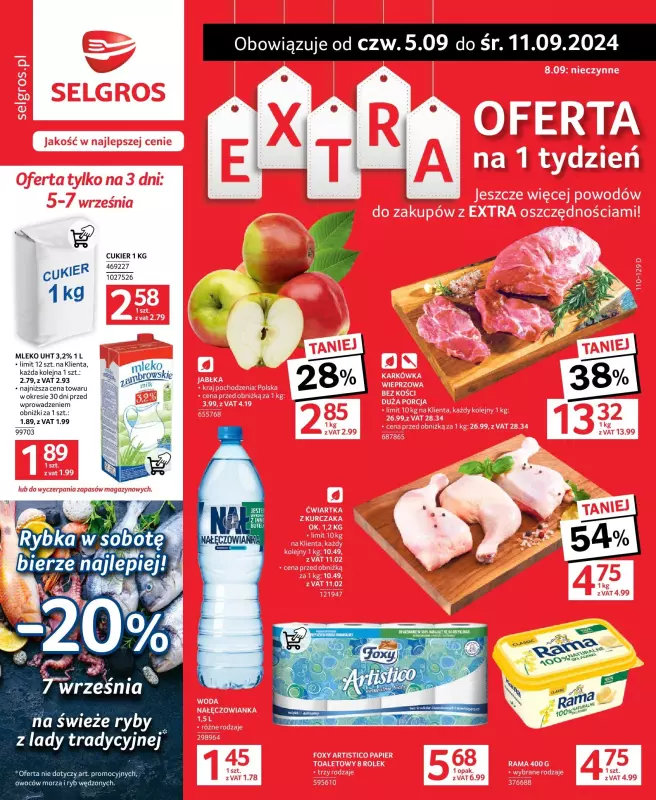 Selgros - gazetka promocyjna Extra oferta na 1 tydzień!  