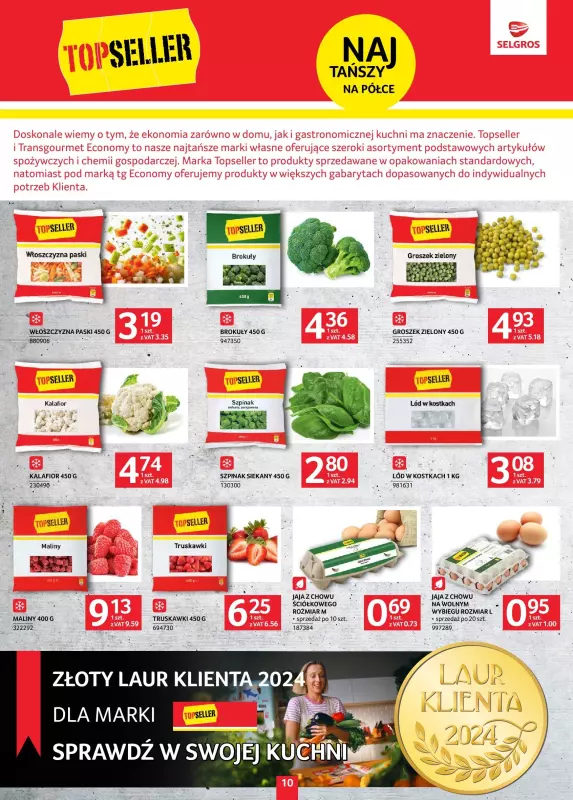 Selgros - gazetka promocyjna Oferta spożywcza od czwartku 12.09 do środy 25.09 - strona 10