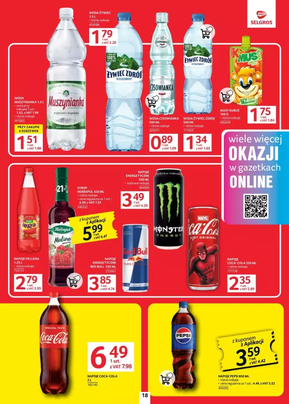 Selgros - gazetka promocyjna Oferta spożywcza od czwartku 12.09 do środy 25.09 - strona 18