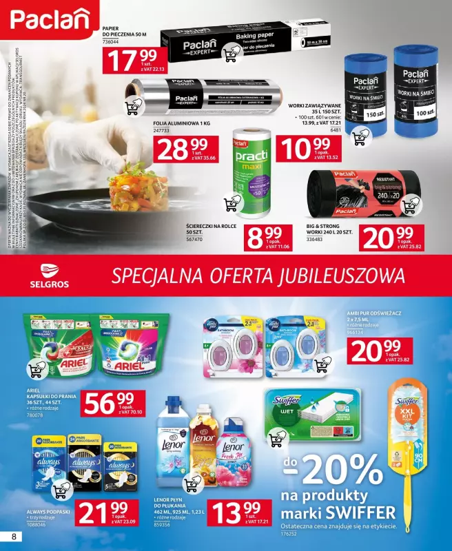 Selgros - gazetka promocyjna Specjalna oferta jubileuszowa od czwartku 26.09 do środy 09.10 - strona 8