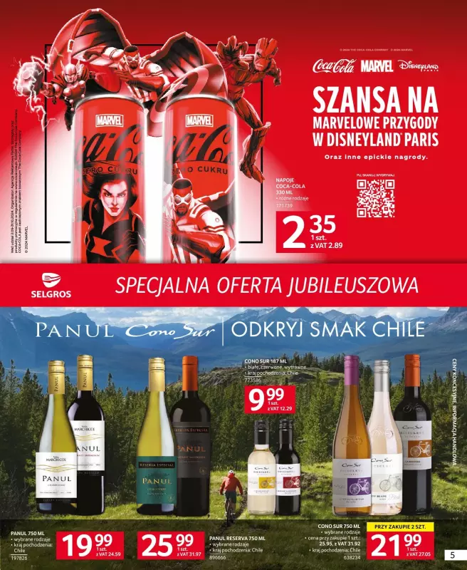 Selgros - gazetka promocyjna Specjalna oferta jubileuszowa od czwartku 26.09 do środy 09.10 - strona 5