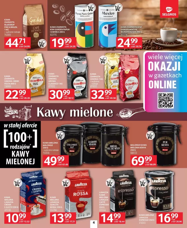 Selgros - gazetka promocyjna Katalog Kawa i herbata od czwartku 10.10 do środy 23.10 - strona 4