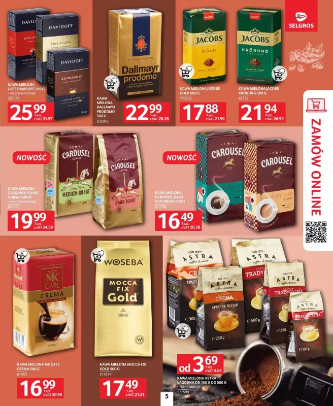 Selgros - gazetka promocyjna Katalog Kawa i herbata od czwartku 10.10 do środy 23.10 - strona 5