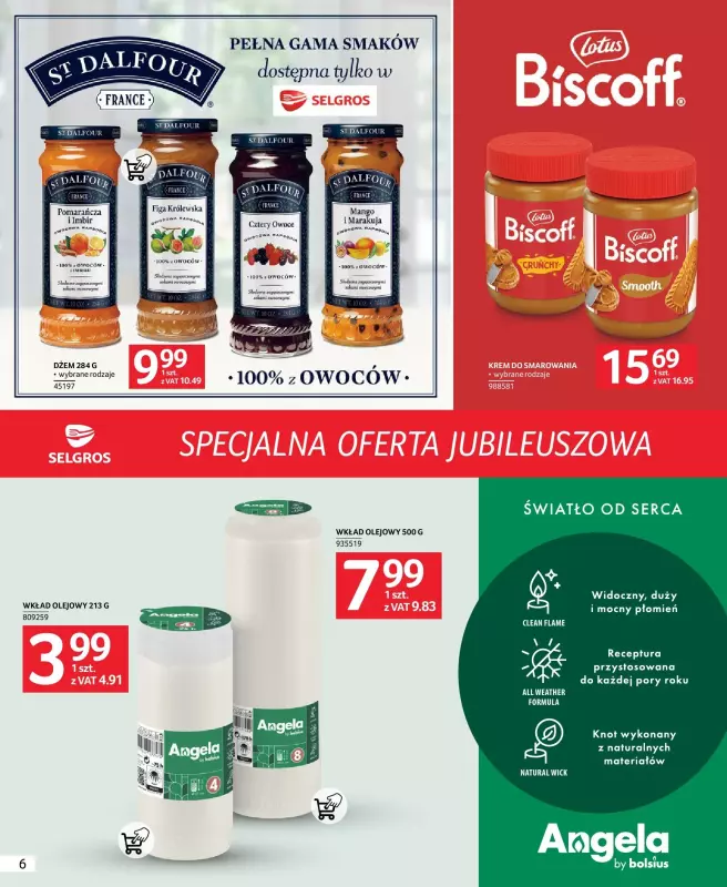 Selgros - gazetka promocyjna Specjalna oferta jubileuszowa od czwartku 10.10 do środy 23.10 - strona 6