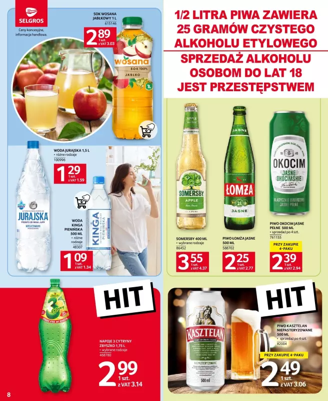 Selgros - gazetka promocyjna Jeszcze więcej super promocji! od czwartku 17.10 do środy 23.10 - strona 8