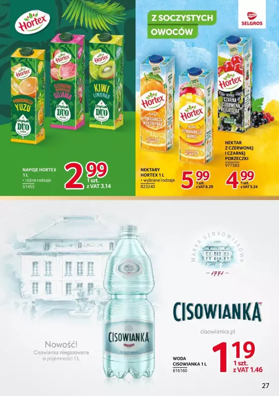 Selgros - gazetka promocyjna Markowe produkty od czwartku 24.10 do środy 06.11 - strona 27