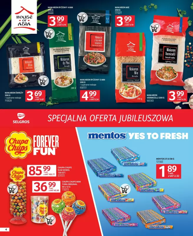 Selgros - gazetka promocyjna Specjalna oferta jubileuszowa od czwartku 24.10 do środy 06.11 - strona 4