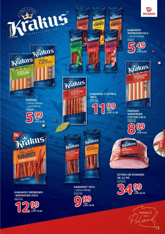 Selgros - gazetka promocyjna Katalog Markowe Produkty od czwartku 07.11 do środy 20.11 - strona 13