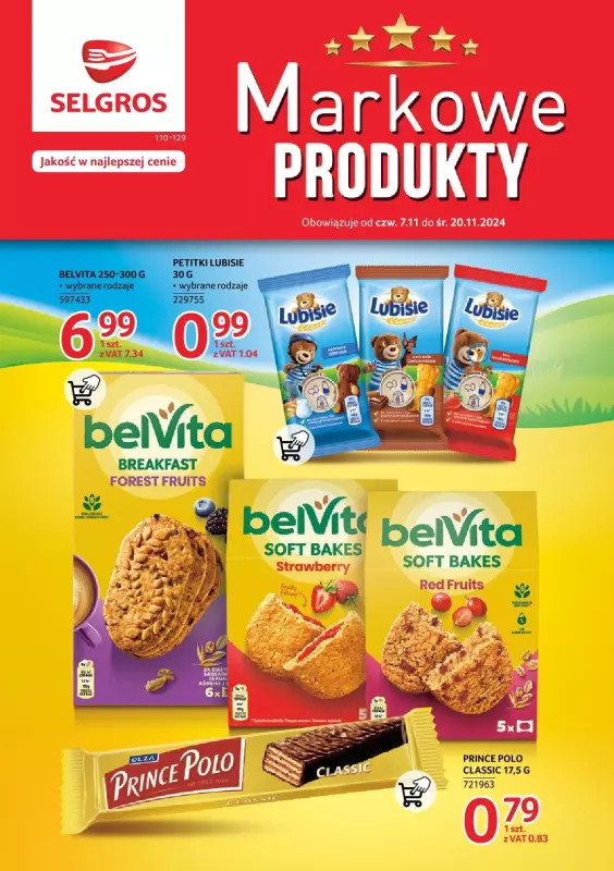 Selgros - gazetka promocyjna Katalog Markowe Produkty od czwartku 07.11 do środy 20.11