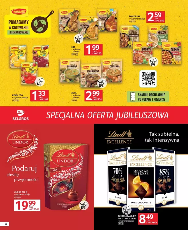 Selgros - gazetka promocyjna Specjalna oferta jubileuszowa od czwartku 07.11 do środy 20.11 - strona 4