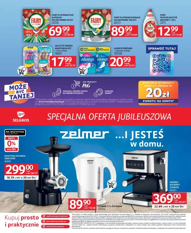 Selgros - gazetka promocyjna Specjalna oferta jubileuszowa od czwartku 07.11 do środy 20.11 - strona 8