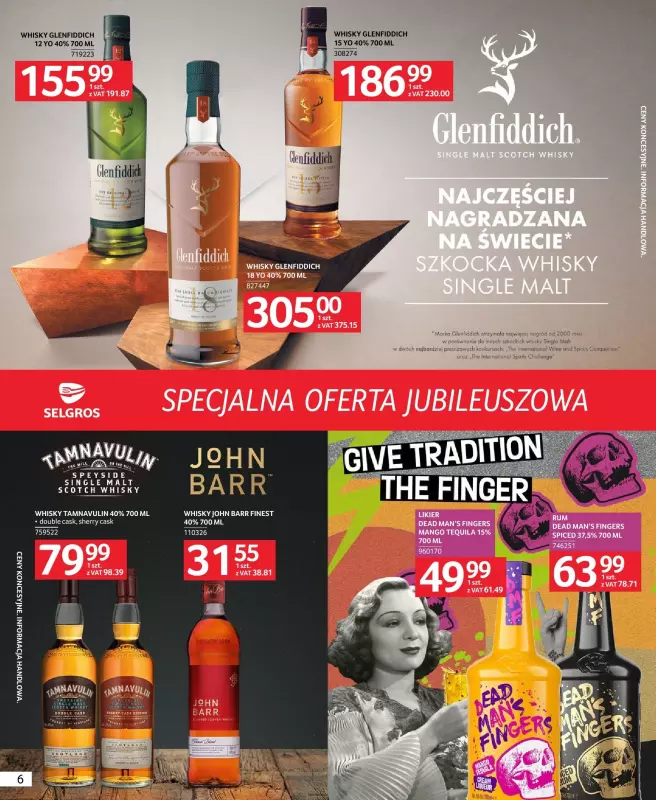 Selgros - gazetka promocyjna Specjalna oferta jubileuszowa od czwartku 07.11 do środy 20.11 - strona 6