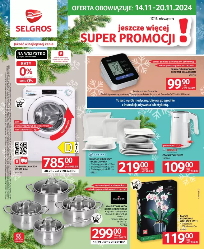 Selgros - gazetka promocyjna Oferta przemysłowa od czwartku 14.11 do środy 20.11