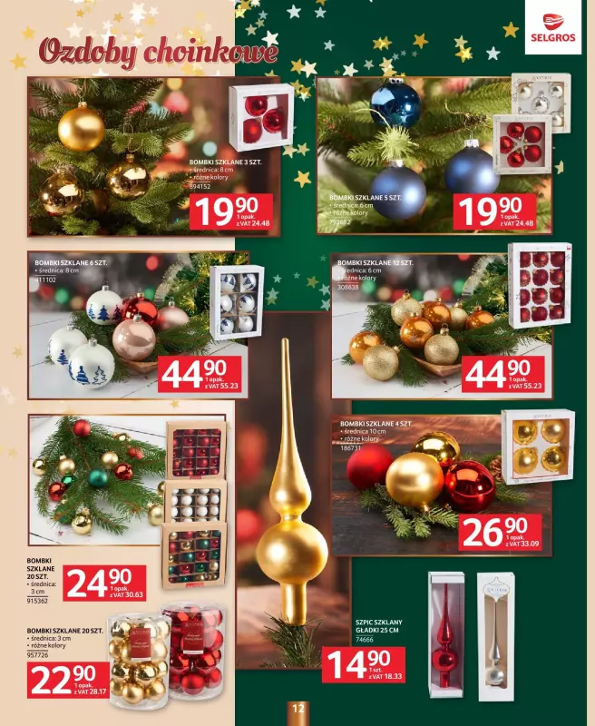 Selgros - gazetka promocyjna Katalog Boże Narodzenie od wtorku 12.11 do wtorku 24.12 - strona 12