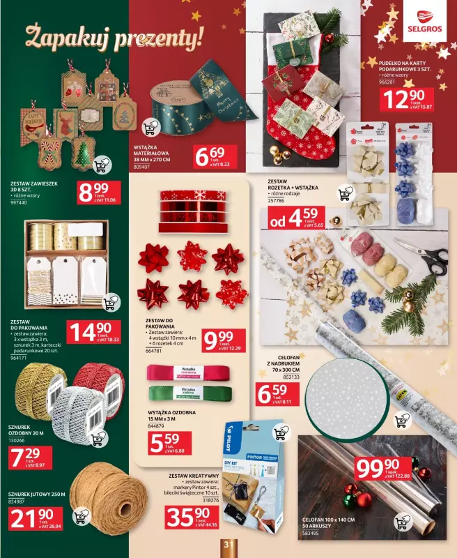 Selgros - gazetka promocyjna Katalog Boże Narodzenie od wtorku 12.11 do wtorku 24.12 - strona 31