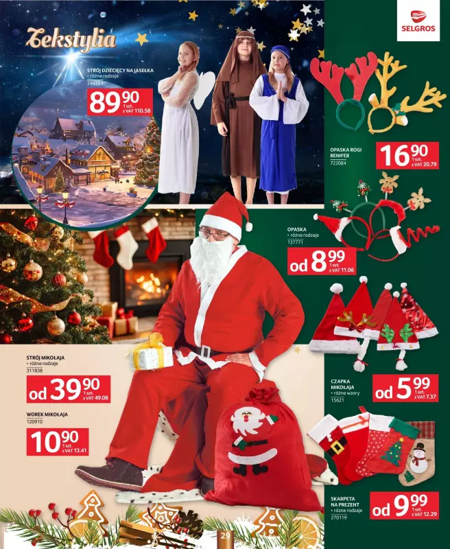 Selgros - gazetka promocyjna Katalog Boże Narodzenie od wtorku 12.11 do wtorku 24.12 - strona 29