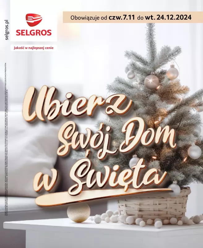 Selgros - gazetka promocyjna Katalog Boże Narodzenie od wtorku 12.11 do wtorku 24.12