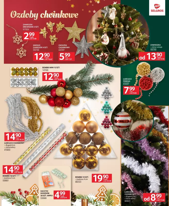 Selgros - gazetka promocyjna Katalog Boże Narodzenie od wtorku 12.11 do wtorku 24.12 - strona 13