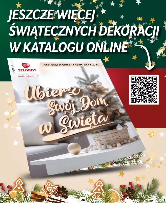 Selgros - gazetka promocyjna Katalog Home & Deco od czwartku 21.11 do środy 04.12 - strona 28