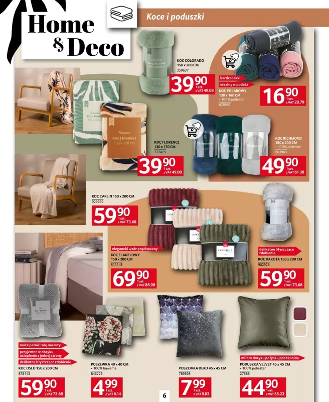 Selgros - gazetka promocyjna Katalog Home & Deco od czwartku 21.11 do środy 04.12 - strona 6