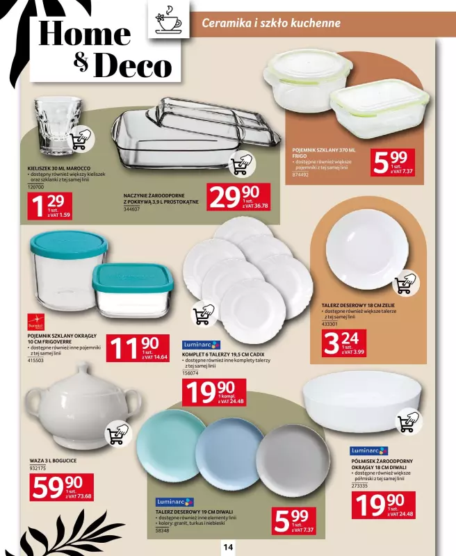 Selgros - gazetka promocyjna Katalog Home & Deco od czwartku 21.11 do środy 04.12 - strona 14