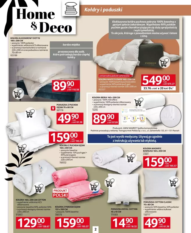 Selgros - gazetka promocyjna Katalog Home & Deco od czwartku 21.11 do środy 04.12 - strona 2