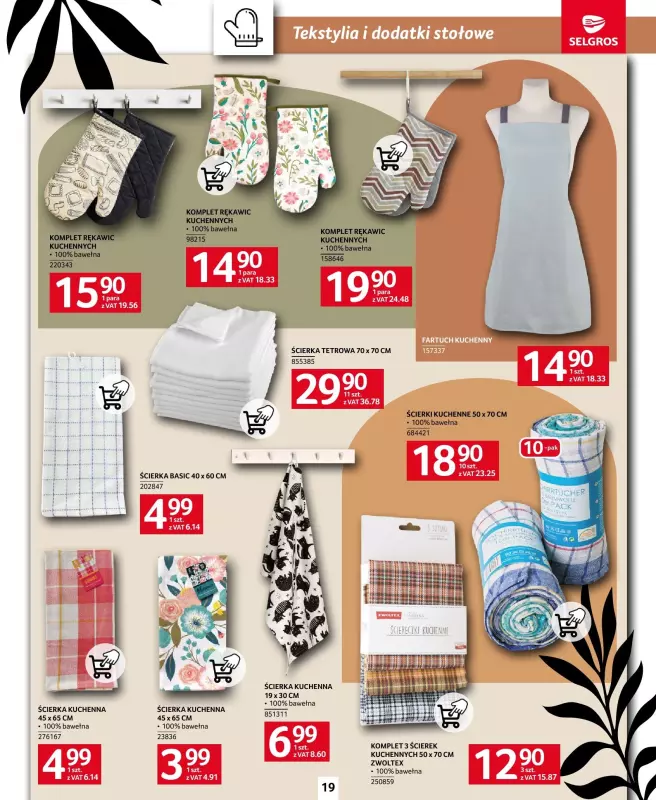 Selgros - gazetka promocyjna Katalog Home & Deco od czwartku 21.11 do środy 04.12 - strona 19