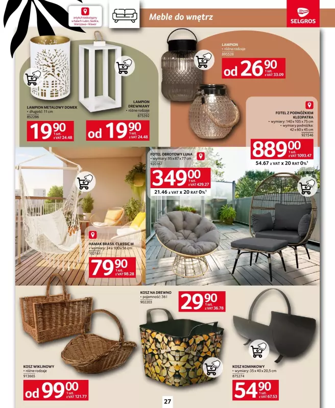 Selgros - gazetka promocyjna Katalog Home & Deco od czwartku 21.11 do środy 04.12 - strona 27