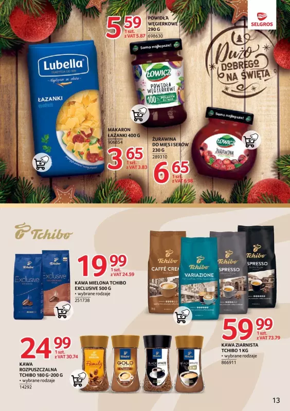 Selgros - gazetka promocyjna Katalog Markowe Produkty od czwartku 21.11 do środy 04.12 - strona 13