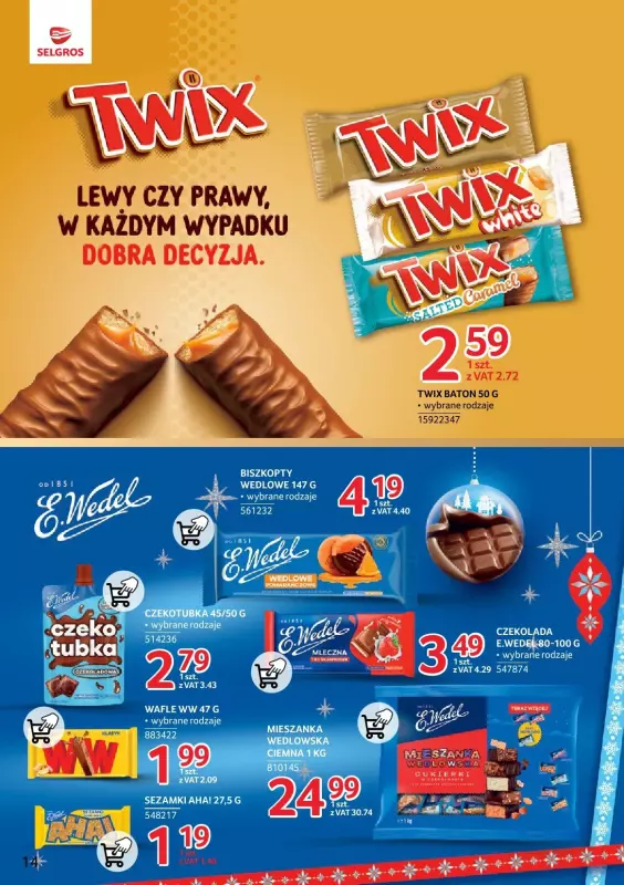 Selgros - gazetka promocyjna Katalog Markowe Produkty od czwartku 21.11 do środy 04.12 - strona 14