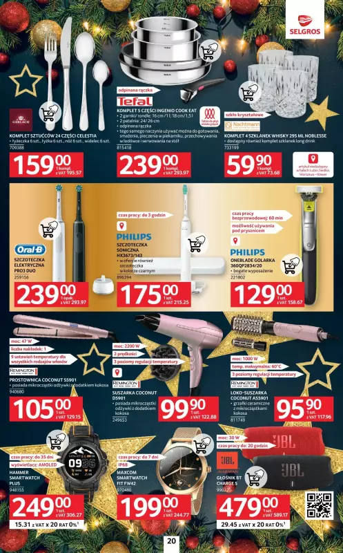 Selgros - gazetka promocyjna Katalog Prezenty od czwartku 21.11 do środy 04.12 - strona 20