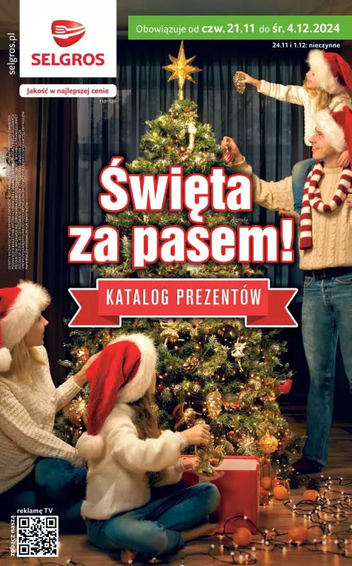 Selgros - gazetka promocyjna Katalog Prezenty od czwartku 21.11 do środy 04.12