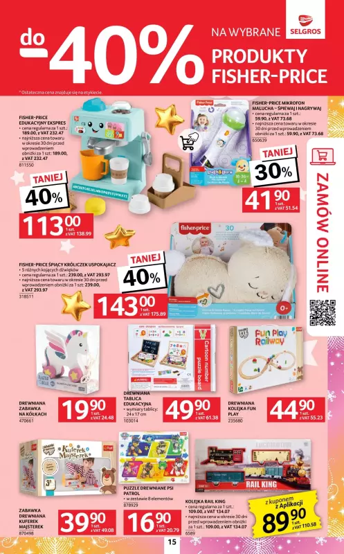 Selgros - gazetka promocyjna Katalog Zabawki od czwartku 21.11 do środy 04.12 - strona 15