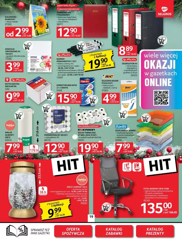 Selgros - gazetka promocyjna Oferta przemysłowa od czwartku 21.11 do środy 04.12 - strona 19