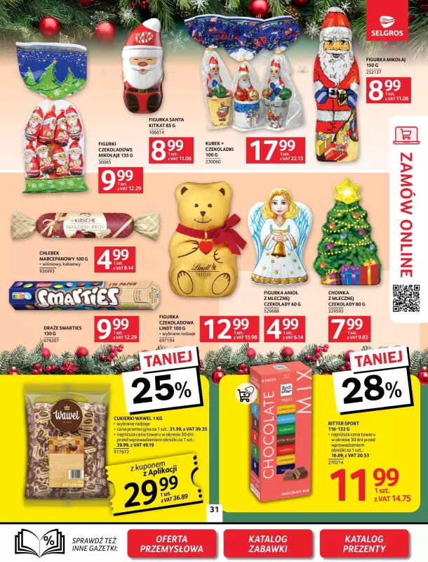 Selgros - gazetka promocyjna Oferta spożywcza od czwartku 21.11 do środy 04.12 - strona 31