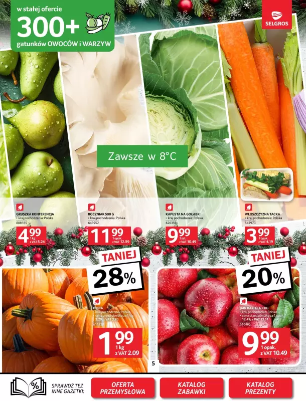 Selgros - gazetka promocyjna Oferta spożywcza od czwartku 21.11 do środy 04.12 - strona 5