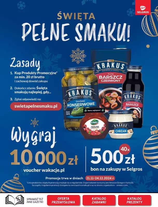 Selgros - gazetka promocyjna Oferta spożywcza od czwartku 21.11 do środy 04.12 - strona 49