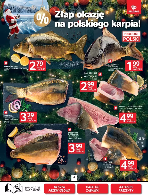 Selgros - gazetka promocyjna Oferta spożywcza od czwartku 21.11 do środy 04.12 - strona 3