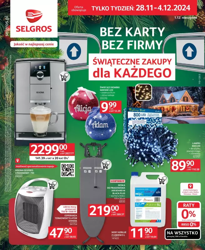 Selgros - gazetka promocyjna Oferta przemysłowa od czwartku 28.11 do środy 04.12