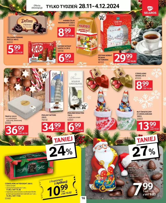 Selgros - gazetka promocyjna Oferta spożywcza od czwartku 28.11 do środy 04.12 - strona 16