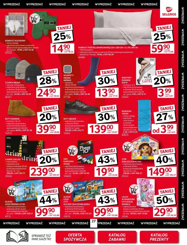 Selgros - gazetka promocyjna Oferta przemysłowa od czwartku 05.12 do środy 18.12 - strona 29