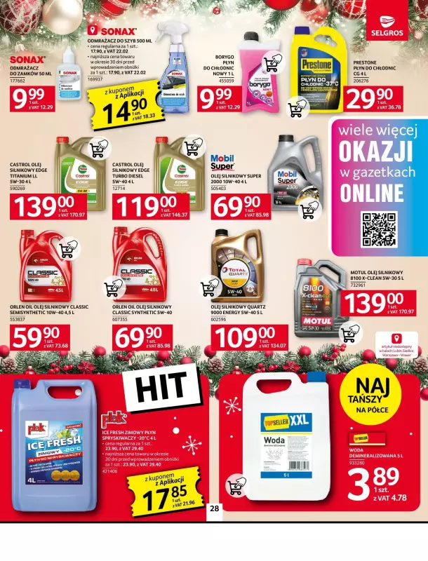 Selgros - gazetka promocyjna Oferta przemysłowa od czwartku 05.12 do środy 18.12 - strona 30