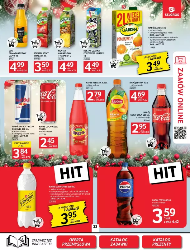 Selgros - gazetka promocyjna Oferta spożywcza od czwartku 05.12 do środy 18.12 - strona 33