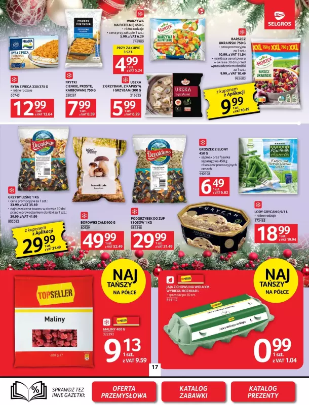 Selgros - gazetka promocyjna Oferta spożywcza od czwartku 05.12 do środy 18.12 - strona 17