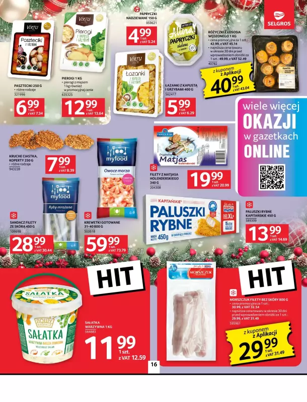 Selgros - gazetka promocyjna Oferta spożywcza od czwartku 05.12 do środy 18.12 - strona 16