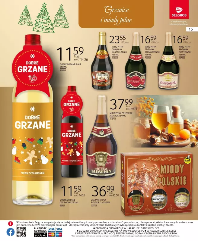 Selgros - gazetka promocyjna Katalog Wina od czwartku 05.12 do środy 18.12 - strona 15