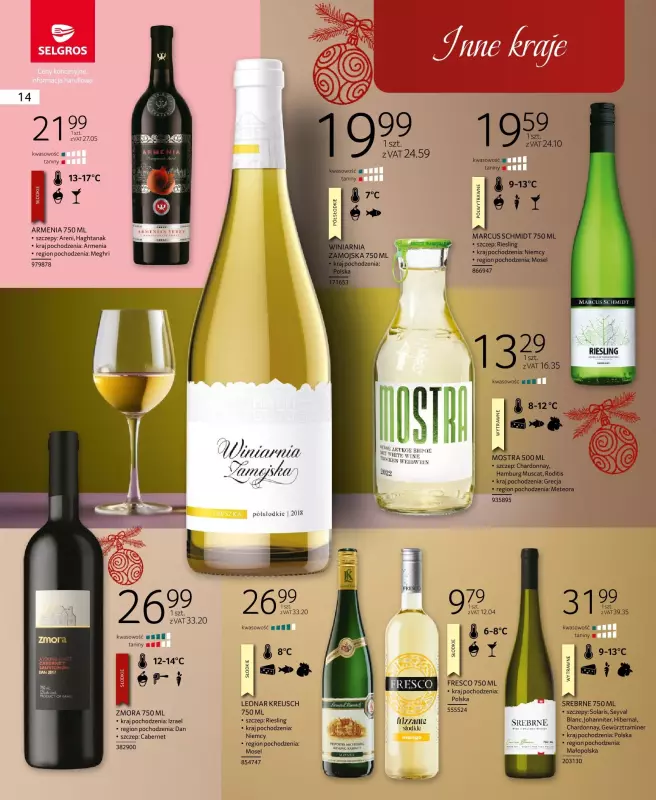 Selgros - gazetka promocyjna Katalog Wina od czwartku 05.12 do środy 18.12 - strona 14