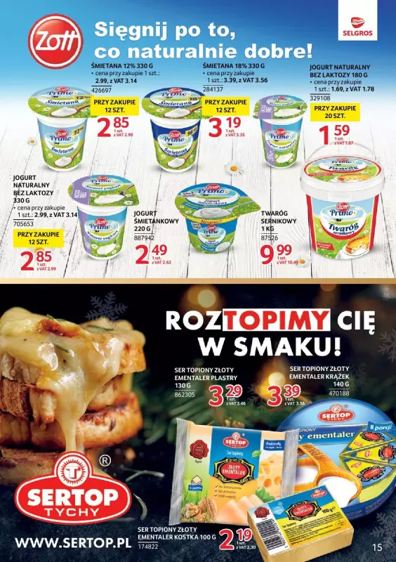 Selgros - gazetka promocyjna Katalog Markowe Produkty od czwartku 05.12 do środy 18.12 - strona 15