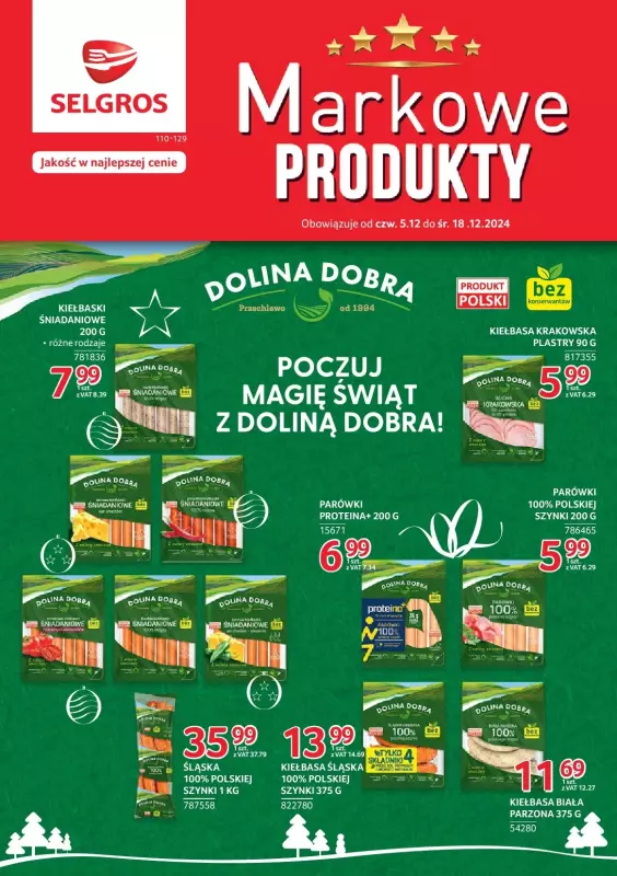 Selgros - gazetka promocyjna Katalog Markowe Produkty od czwartku 05.12 do środy 18.12