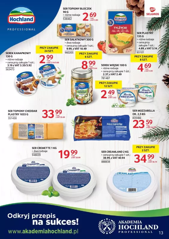 Selgros - gazetka promocyjna Katalog Markowe Produkty od czwartku 05.12 do środy 18.12 - strona 13